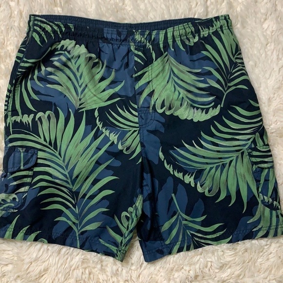 Caribbean Joe Swim Trunks With Waterproof Pouch - Picture 3 of 12
